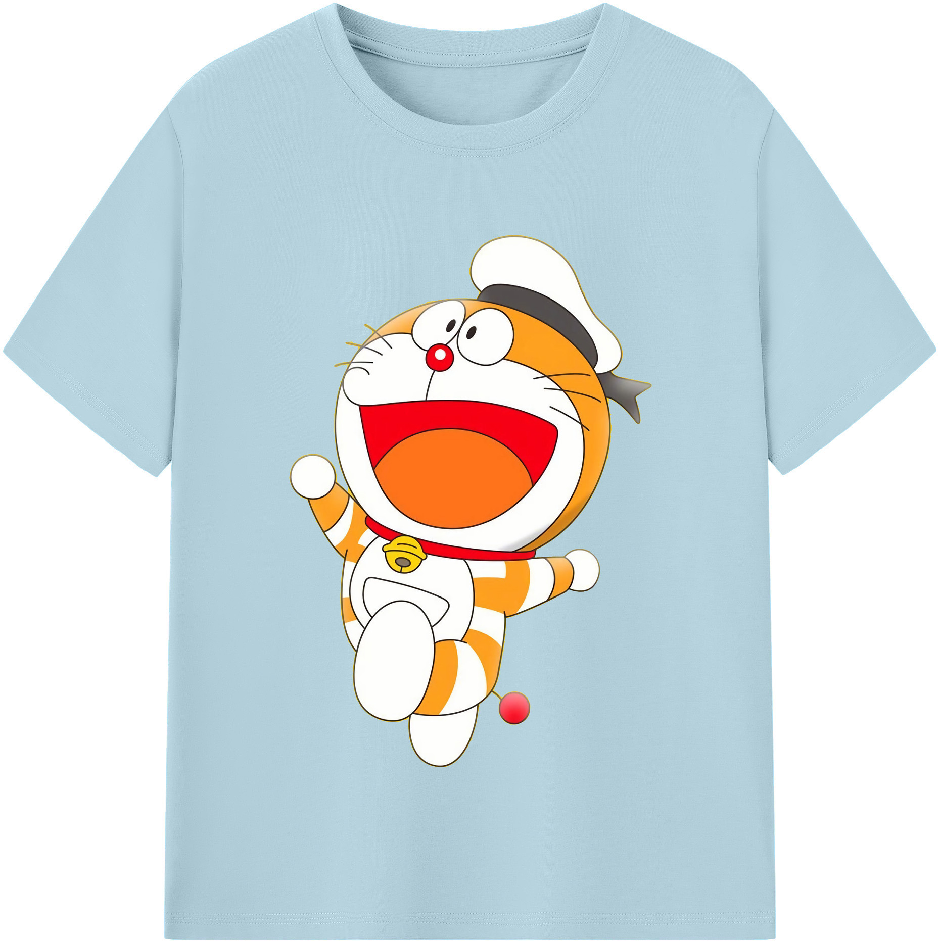 （画像用） ドラえもん Doraemon 綿100％半袖Tシャツ（フロントプリント）